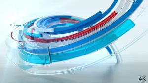 Videohive 3d Ribbon Logo Reveal Logo Stings template preview