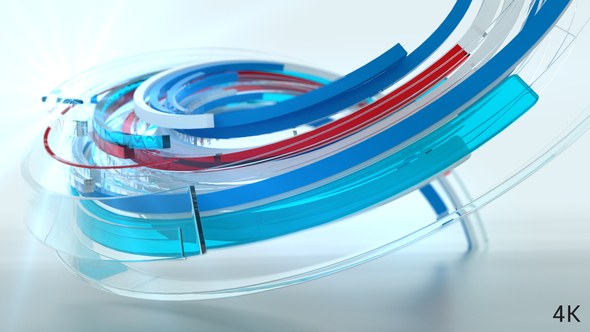 Videohive 3d Ribbon Logo Reveal Logo Stings template preview