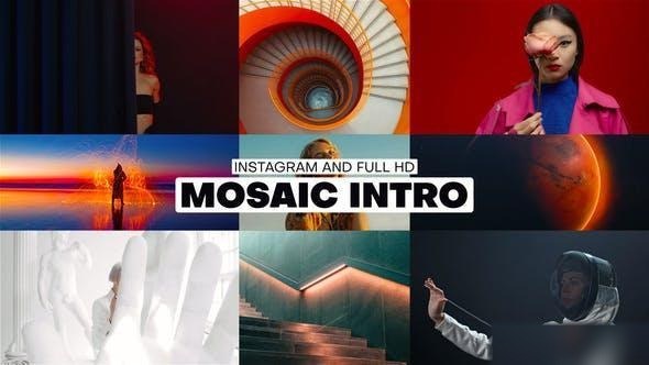 Videohive Mosaic Intro 50681353 Openers template preview
