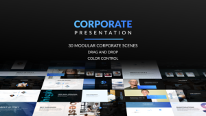 Videohive Corporate Presentation 22804470 Video Displays template preview