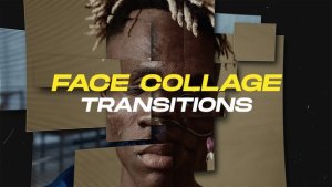 Videohive Face Collage Transitions Elements template preview