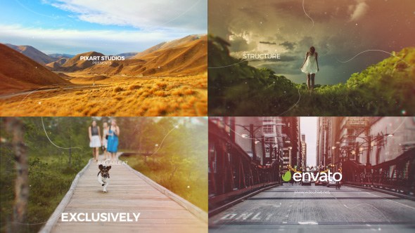 Videohive Elegant Parallax Slideshow Video Displays template preview