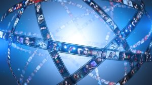 Film Reel Promo Video Displays template preview