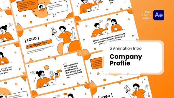 Videohive Animation Intro - Company Profile After Effect Templates Openers template preview