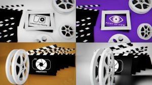 Videohive Cinematic Movie Logo Reveals Logo Stings template preview