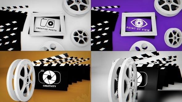 Videohive Cinematic Movie Logo Reveals Logo Stings template preview
