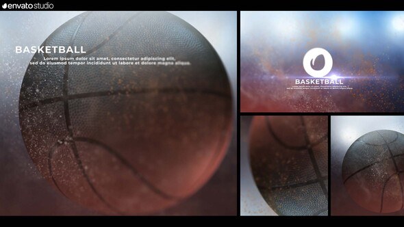 Videohive Basket Ball Logo Logo Stings template preview