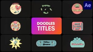 Videohive Doodles Titles | After Effects Titles template preview
