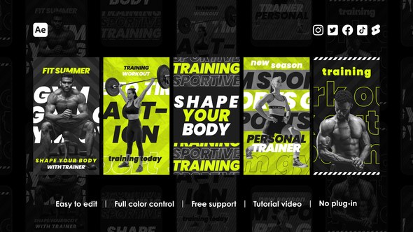 Videohive Sport Instagram Reels 46100798 Product Promo template preview