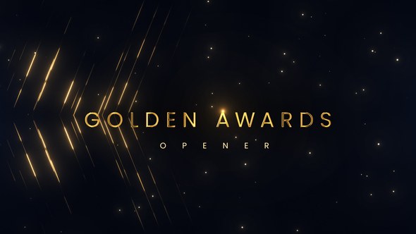 Videohive Golden Awards Opener 52132215 Titles template preview
