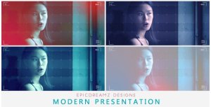 Videohive Modern Presentation Video Displays template preview