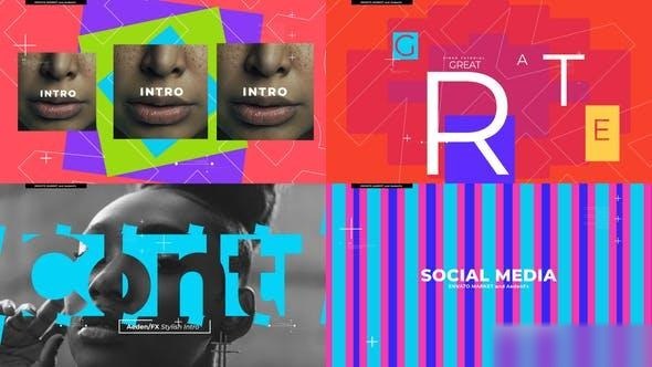 Videohive Youtube Blog Intro Openers template preview