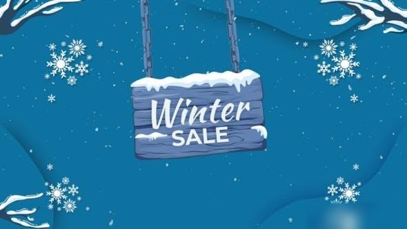 Videohive Winter Sale 48398281 Openers template preview