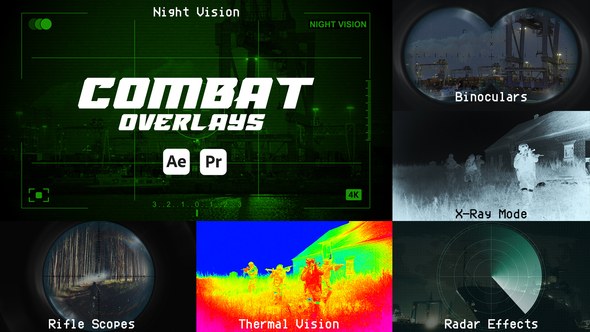 Videohive Combat Overlays Elements template preview