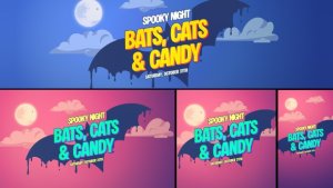 Videohive Short Halloween Intro Logo Openers template preview