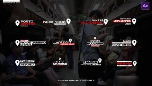 Videohive Location Titles 1.0  After Effects 42355903 Elements template preview
