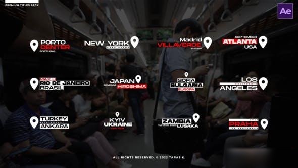 Videohive Location Titles 1.0  After Effects 42355903