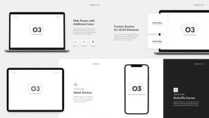 Videohive O3 - Website Promo Product Promo template preview