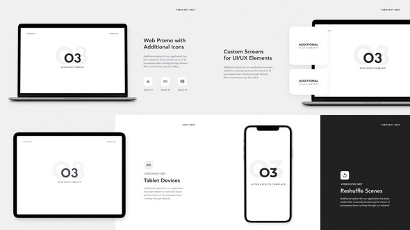 Videohive O3 - Website Promo Product Promo template preview