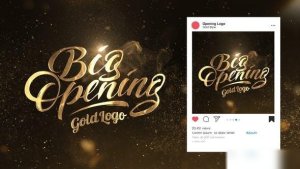 Videohive Gold Logo Opener Openers template preview