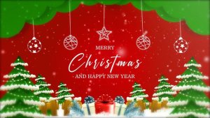 Christmas Intro I Christmas Opener MOGRT Premiere Pro template preview