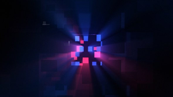 Videohive Glitch Cube Logo 23974580 Logo Stings template preview