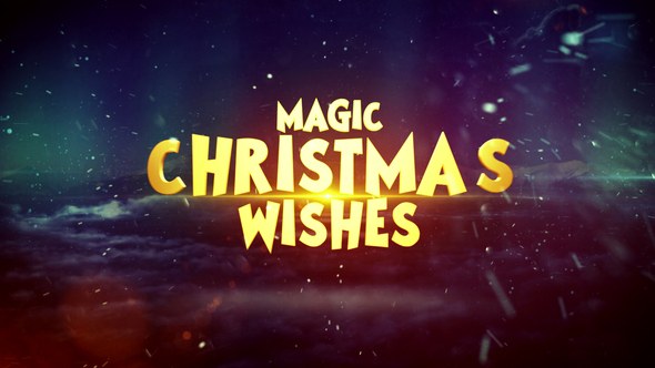 Videohive Magic Christmas Wishes 2024 Titles template preview