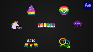 Videohive LGBTQ+ Titles for After Effects 52830503 Titles template preview