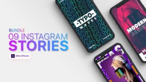 Videohive 09 Instagram Stories Bundle Broadcast-packages template preview
