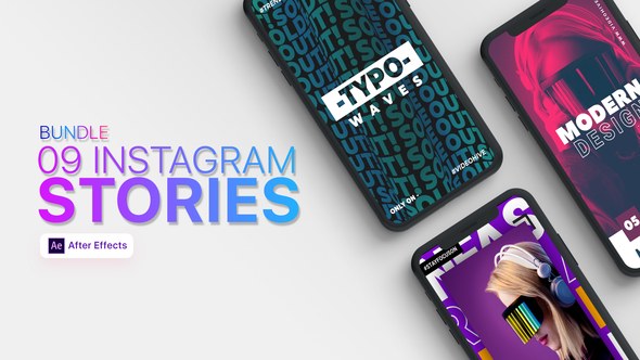 Videohive 09 Instagram Stories Bundle Broadcast-packages template preview