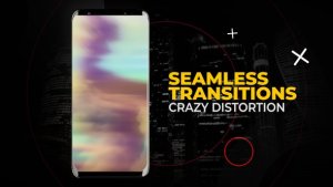 Videohive Vertical Crazy Distortion Transitions | After Effects Elements template preview