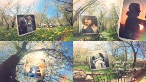 Videohive Spring Wedding Slide Openers template preview
