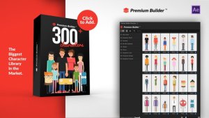 Videohive PremiumBuilder Characters Product Promo template preview