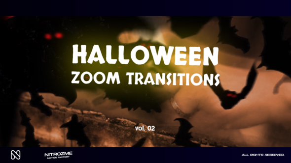 Videohive Halloween Zoom Transitions Vol. 02 Elements template preview