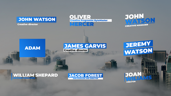 Videohive Corporate Lower Thirds | AE Elements template preview