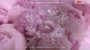 Videohive Wedding Titles 37848428 Titles template preview