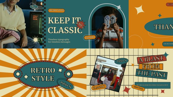 Videohive Retro Style Video Display Video Displays template preview
