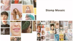 Videohive Mosaic Stomp Multi Photo Logo Logo Stings template preview
