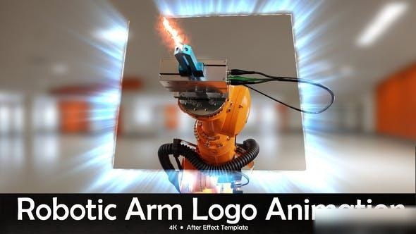 Videohive Robotic Arm Logo Animation Logo Stings template preview