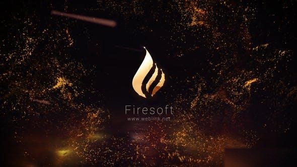 Videohive Gold Particles Logo 45348818 Logo Stings template preview