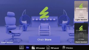 Videohive Chair Store Promo Openers template preview