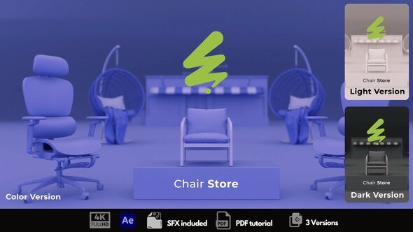 Videohive Chair Store Promo Openers template preview