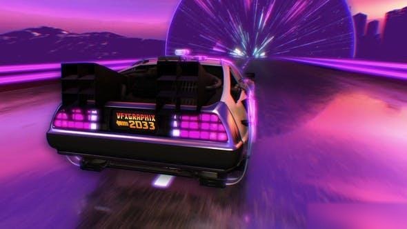 Videohive Car from the future Openers template preview