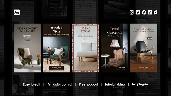 Videohive Online Shopping Instagram Reels Product Promo template preview