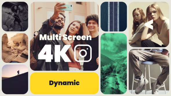 Videohive Bento Multiframe Intro Openers template preview