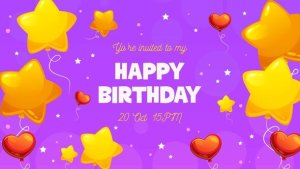 Videohive Happy Birthday 36200050 Video Displays template preview