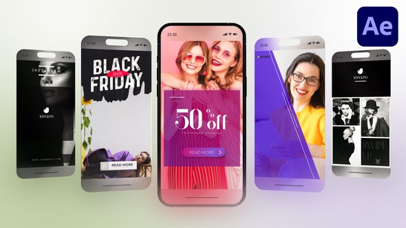 Videohive Instagram 06 Video Displays template preview