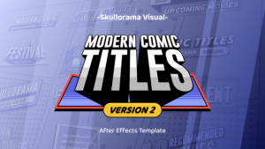 Videohive Modern Comic Titles V2 Titles template preview