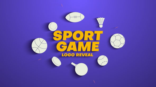 Videohive Sport Game Logo Reveal Logo Stings template preview
