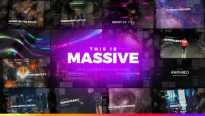 Videohive Massive - Epic Cinematic Slideshow Openers template preview
